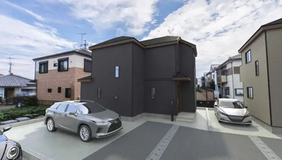 【外観パース】 | 静岡市駿河区向敷地4丁目 14期 新築一戸建て F号棟 | 外観パースです