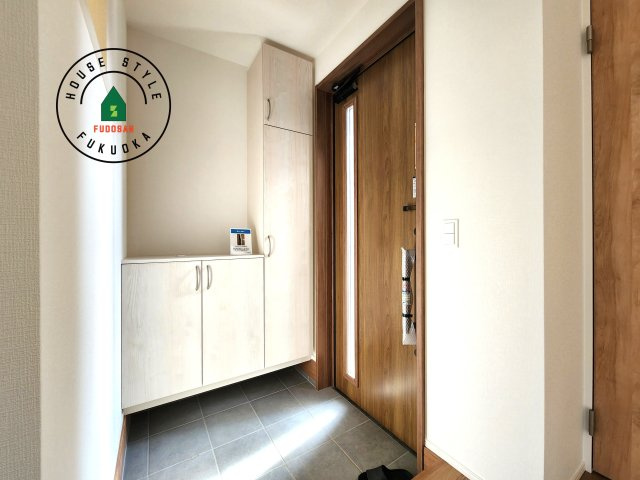 福津市津屋崎1丁目第5-2棟（1号棟）の防犯設備|二重ロックでしっかり防犯対策ができます。