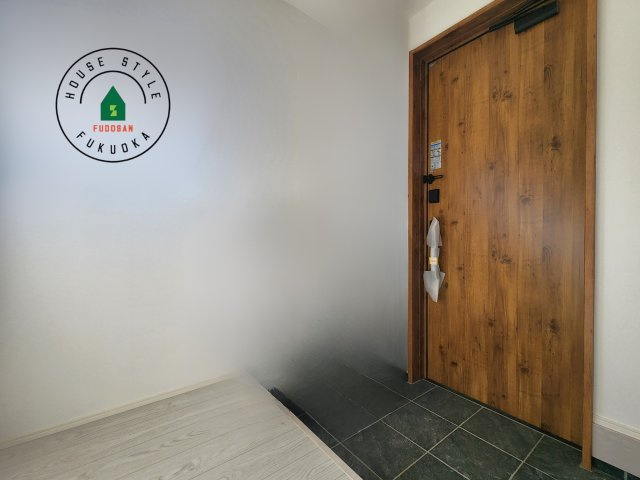 福津市津屋崎1丁目第5-2棟（2号棟）の防犯設備|二重ロックでしっかり防犯対策ができます。