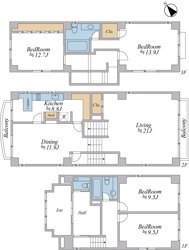 【間取り】 | ご自宅から現地まで、当社スタッフがお車にて、「お迎え・お送り」をしております。ぜひお気軽にお問い合わせくださいませ♪