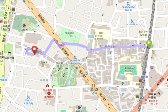 FAIR東向島の地図