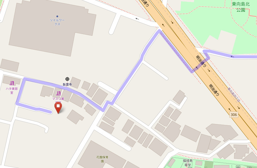 FAIR東向島の地図