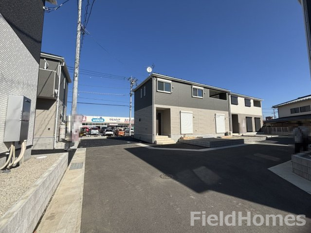 南足柄市関本新築戸建て　第8-6号棟の前面道路含む現地写真|前面道路含む現地写真です。