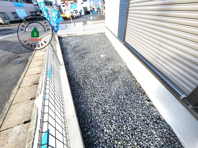 春日市天神山1丁目第1-2棟（2号棟）の庭|お庭で自由な時間を過ごせます。