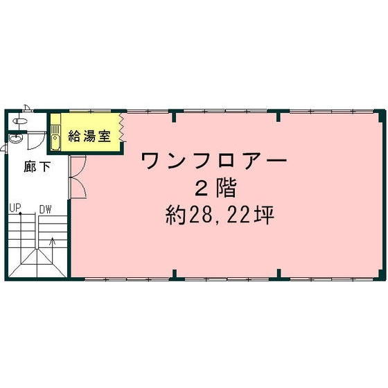 岐阜市北鶉２丁目の店舗事務所の間取り