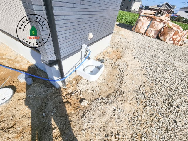 福岡市西区今津第13-1棟（1号棟）の外観：施工例|将来的にウッドデッキなど施工して、素敵なバルコニースペースを活用できます。