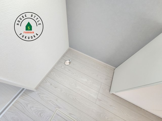 福岡市西区今津第13-1棟（1号棟）の内観：施工例|ランドリースペースとなります。広々して有効的にご使用できます。 