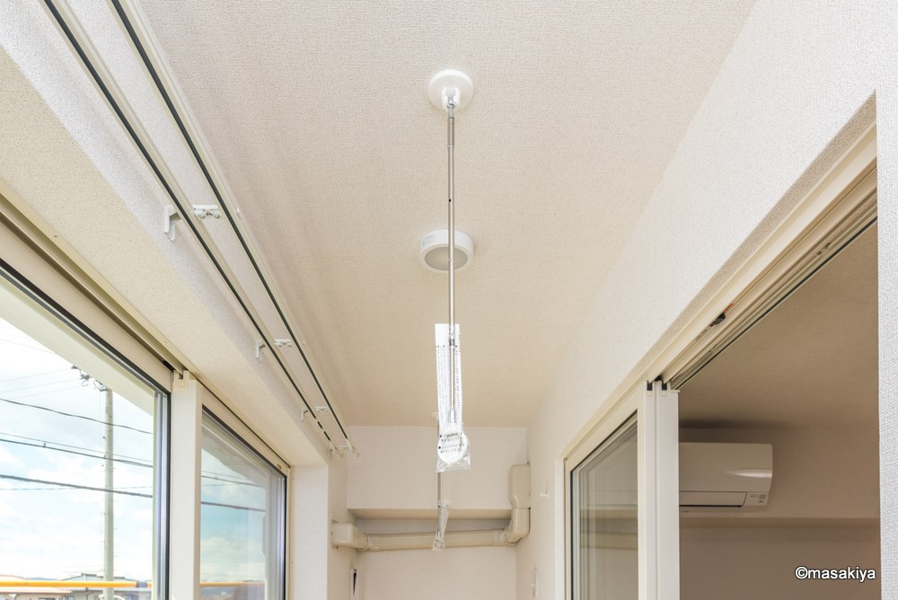 ペニーレインの設備|室内物干し（サンルーム付）