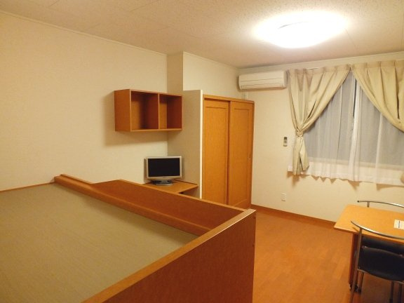 レオパレスグリーングレイスの寝室