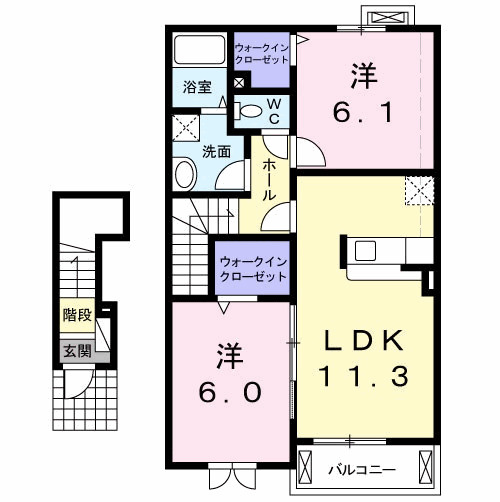【間取り】 | オ・ソレイユ