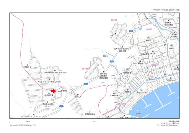 【地図】 | 南あわじ市福良　高台オーシャンビューの土地