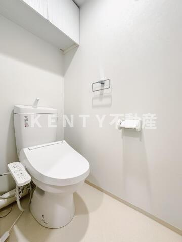 【トイレ】 | スカイコートリュクス品川大崎 | 落ち着いたトイレです
