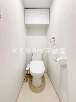 【トイレ】 | スカイコートリュクス品川大崎 | 落ち着いた色調のトイレです