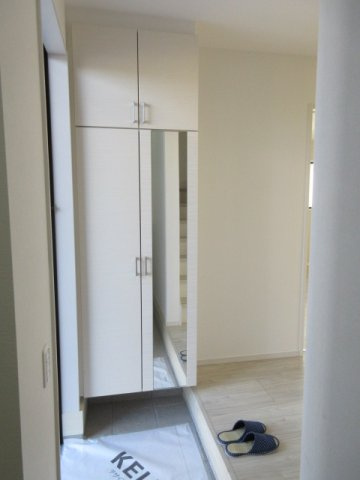 【仲介手数料無料】新築戸建　嵐山町川島1568-2（全2棟）の前面道路含む現地写真