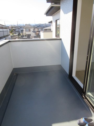 【仲介手数料無料】新築戸建　嵐山町川島1568-2（全2棟）のバルコニー