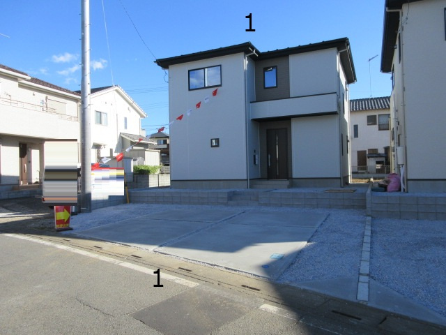 【仲介手数料無料】新築戸建　嵐山町川島1568-2（全2棟）の外観