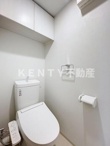 【トイレ】 | スカイコートリュクス品川大崎 | 落ち着いたトイレです