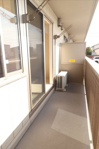 D-room姉体Ⅱのバルコニー