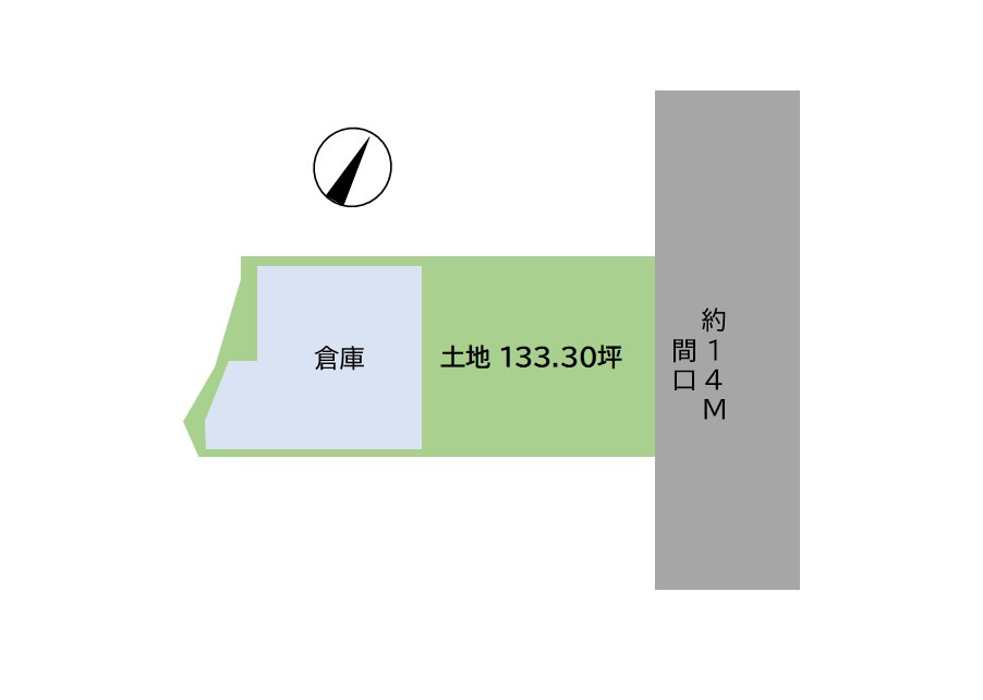 太子町鵤倉庫の区画図
