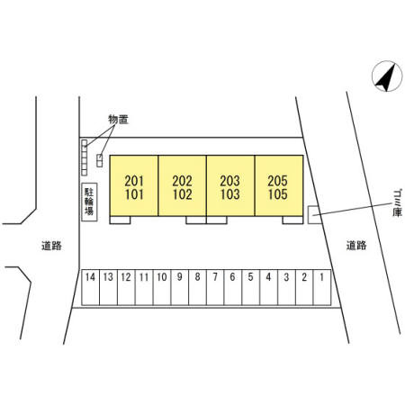ベルディールの区画図