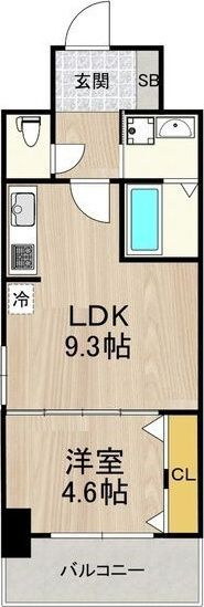 セノアタワー新大阪の間取り