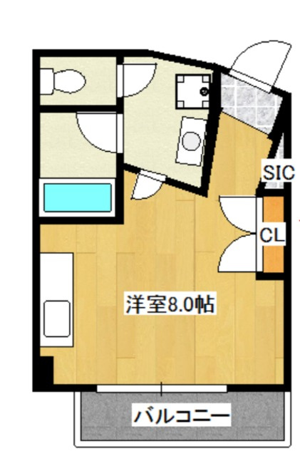 テラッセ　オクの間取り|間取りです☆