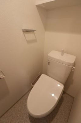 【トイレ】 | ＧＥＮＯＶＩＡ川崎鈴木町ｓｋｙｇａｒｄｅｎ | 落ち着いた色調のトイレです