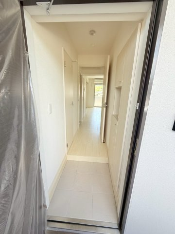 玉名市中の賃貸マンションの玄関