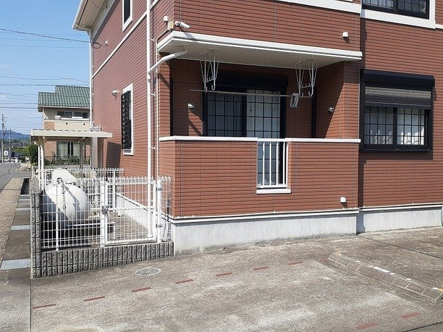 むくのき荘のバルコニー