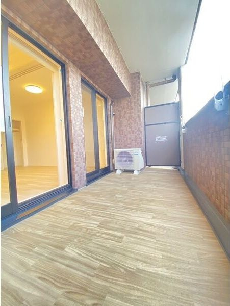 フェルム城北公園のバルコニー