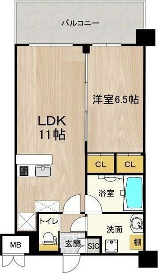 フェルム城北公園の間取り