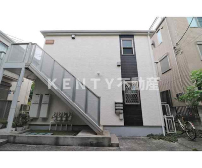 【外観】 | フラットエイトＢ | 落ち着いた雰囲気の外観です