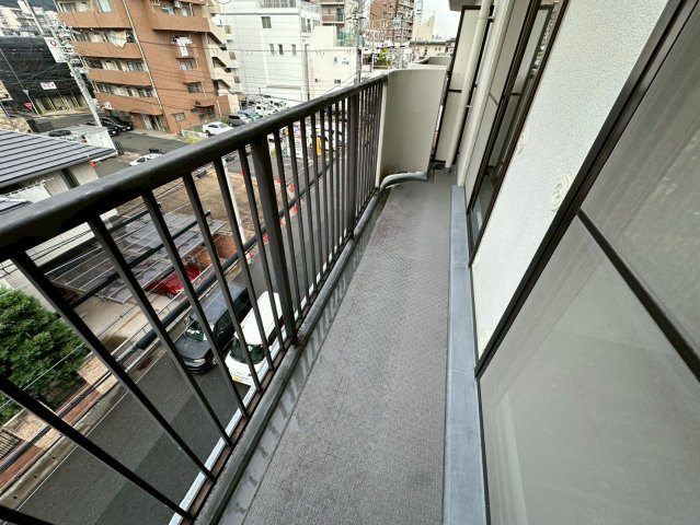 東灘スカイハイツのバルコニー