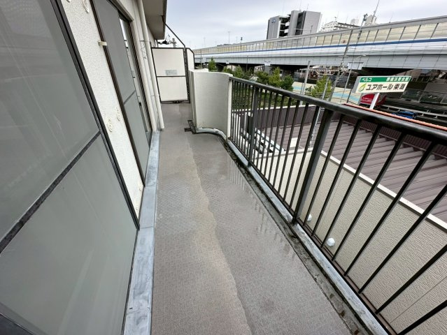 東灘スカイハイツのバルコニー