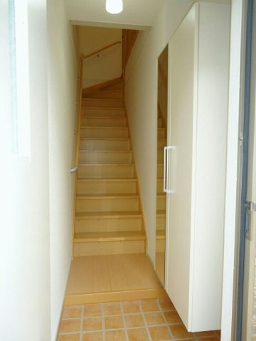 ふらん横山Ⅱの玄関|落ち着いた玄関です