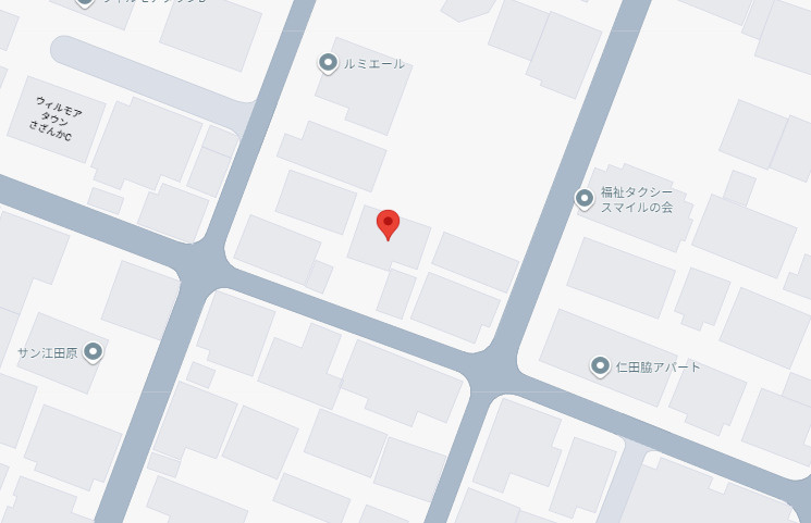 吉村町江田原　売地の地図
