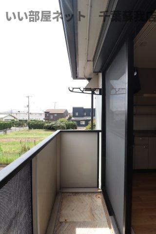 ボナール　Ａのバルコニー|お洗濯にも便利なバルコニー付き