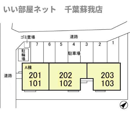 ボナール　Ａの区画図