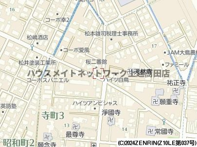 桜二番館の地図|位置図