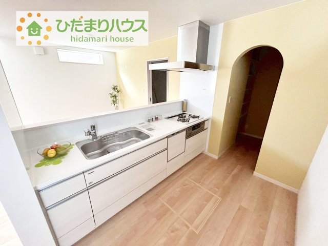 【キッチン】 | 我孫子市若松　新築戸建　A号棟 | ご家族と会話しながら、お料理だって出来ちゃいます☆彡