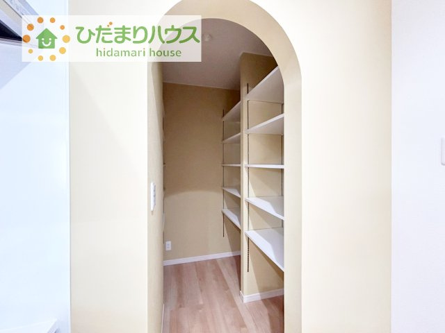 【収納】 | 我孫子市若松　新築戸建　A号棟 | パントリー完備で散らかりがちなキッチン回りもラクラクお片付けできちゃいます！(*^-^*)