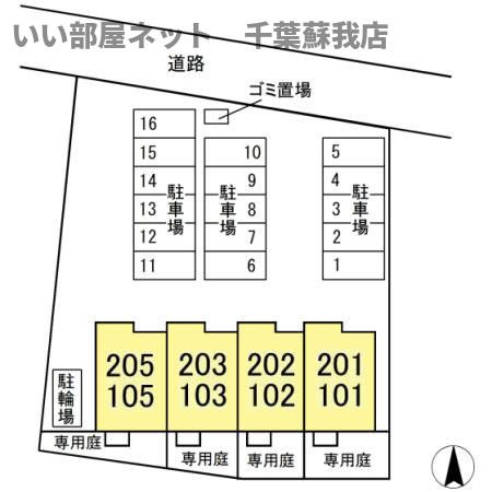 D・ルチアの区画図