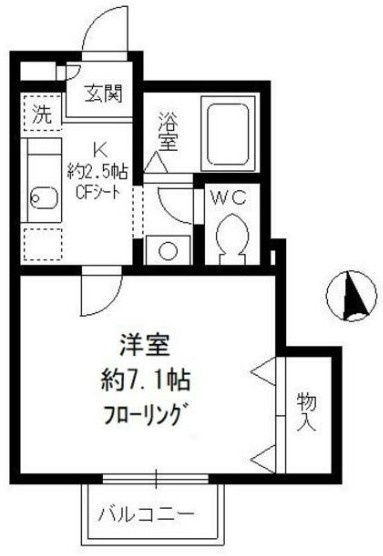 デザインコート久我山の間取り