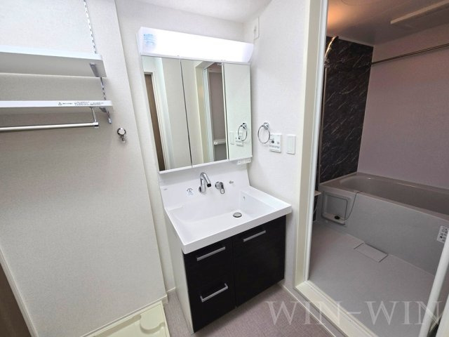 ブルーデイジーの独立洗面台