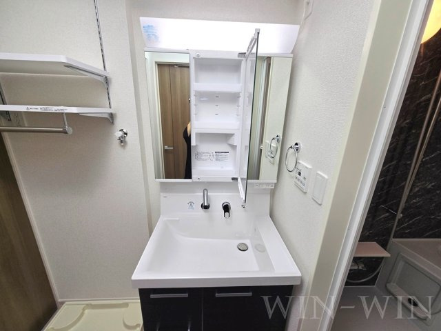 ブルーデイジーの独立洗面台