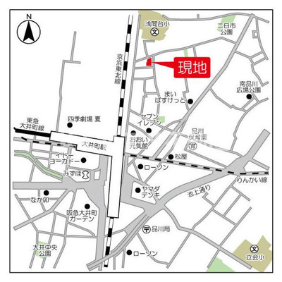 【地図】 | ハイツ大井町