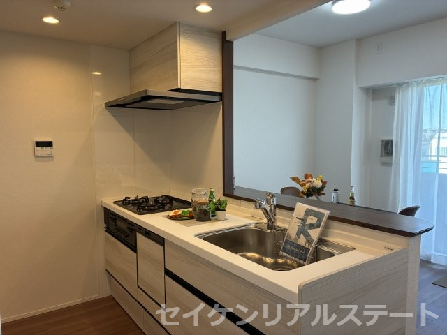 ガーデンブリーズ光の街　のキッチン|お料理しやすいキッチンです