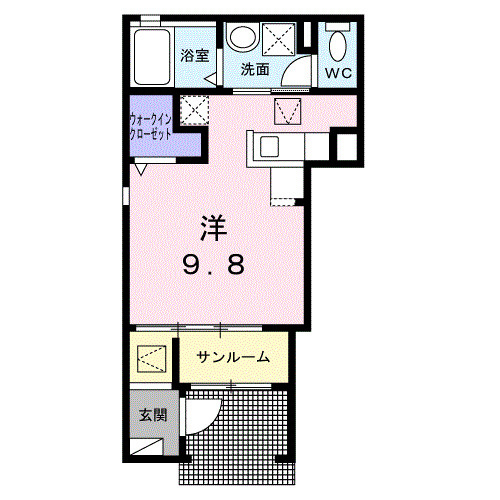 イターナル伊藤 Ⅰの間取り