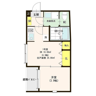 【間取り】 | Camellia烏森