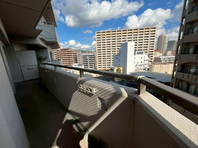 ロータリー宝塚南口のバルコニー|広々としたバルコニーです